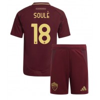 AS Roma Matias Soule #18 Heimtrikotsatz Kinder 2024-25 Kurzarm (+ Kurze Hosen)